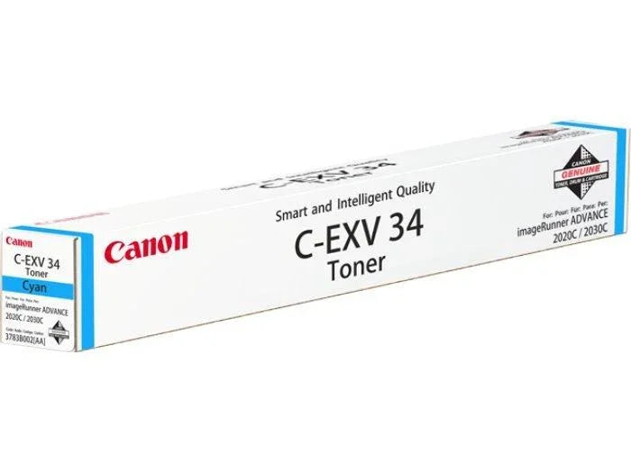 Canon C-EXV 34 Cyan Toner Cartridge - (3783B002AA) - eBuy UAE